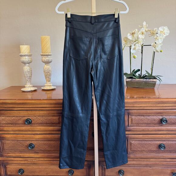Generation Love Emmett Faux Leather Pants Black Approx Size 2-4 NWOT - Picture 5 of 9